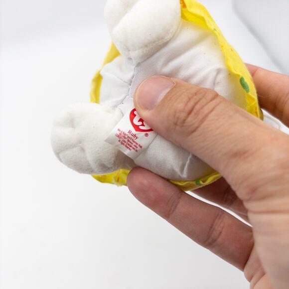 NEW Ty Beanie Baby RUBY Bunny Rabbit Nick Jr. Max & Ruby Easter Plush Toy - Picture 7 of 9